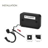 Jayron Digital LCD Inductive Hour Meter Hourmeter Waterproof For Marine