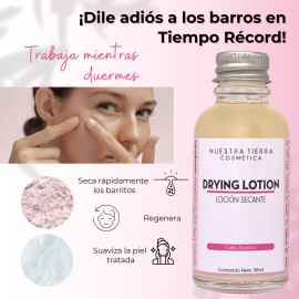 Secador De Barros Con Salicílico Seca Y Calma Los Brotes Momento de aplicación Noche Tipo de piel Todo tipo de piel