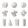 10PCS Art Crafts 3D Gypsum Geometry Sketch Basic Form Learning
