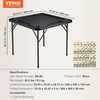 VEVOR Folding Card Table, 4 Player Portable with 4 Cup