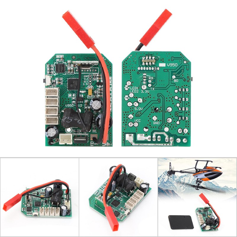 Receiver Replacement Fits for Wltoys V950 RC Airplanes Helicopter