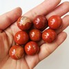 Manekieko 7 Pcs Natural Red Jasper 2cm Crystal Sphere Ball