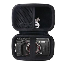 OLYMPUS Tough TG-6/TG-5/TG-4 Digital Camera Storage Case - WERJIA .JP, storage case-black