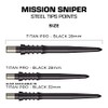 Mission Sniper Points Titanium Pro Black 28 mm