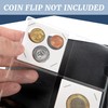 Coin Flip Holder Albums - 60 Pockets 2x2 inches Blue