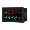 Jadeshay LCD Voltmeter Ammeter AC50-500V 0-120A Voltage Meter Electricity Meter