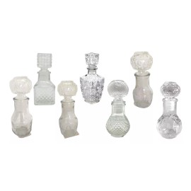 MITORRI Licorera De Cristal Mini 60ml Caja Con 50piezas