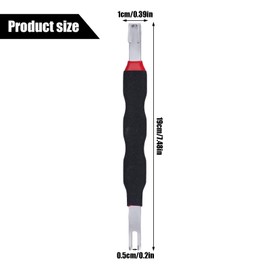 BOXOB Electrical Disconnect Separator 13120, 7.48x0.39in Automotive Electrical Connector Plug Pliers Universal Fit Remover Tool for Cars Trucks System (Black)