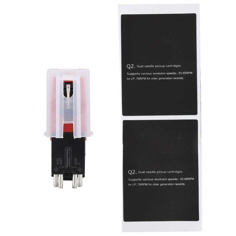 Turntable Needle, Dual Needle Turntable Pen for Turntable, LP, Phonograph,