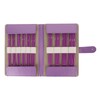 50Pcs Knitting Needles Purple Assorted Size Stainless Steel Ergonomic Metal
