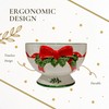 Spode Christmas Tree 6-Inch Ribbon Nut Bowl - Decorative Serving