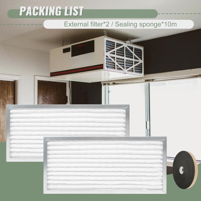 708732 24x12x1 Electrostatic Outer Air Filter Compatible with JET AFS-1000B