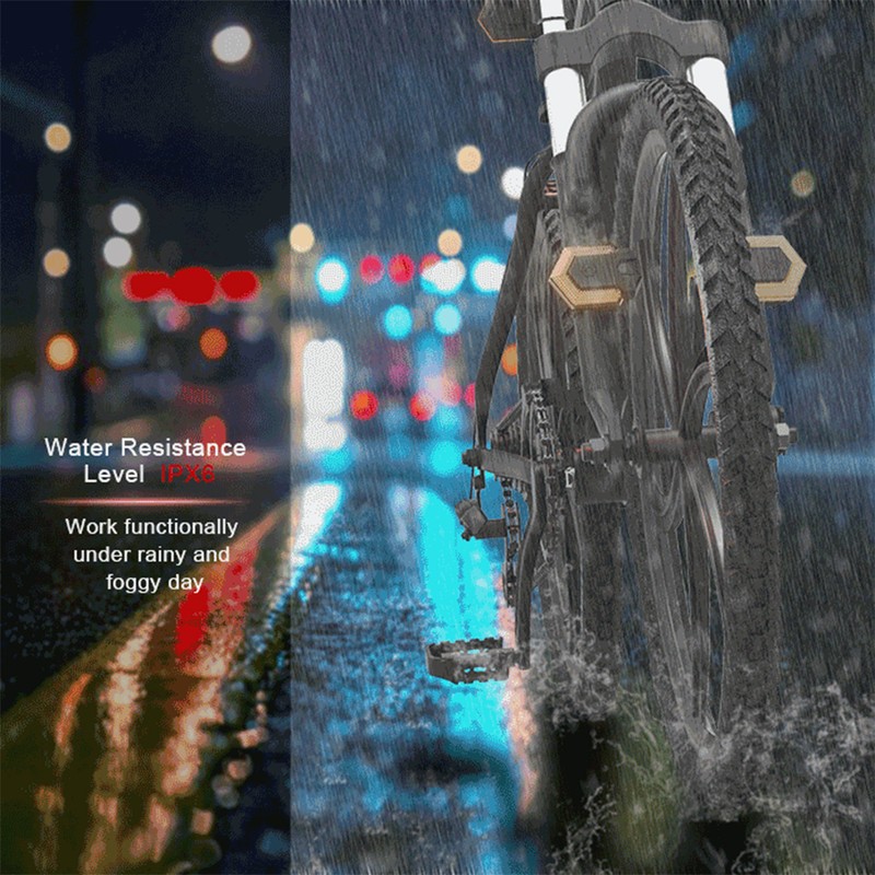 Bike Turn Signals Front and Rear Safety Warning Light with