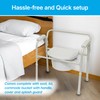 ProBasics 3-in-1 Folding Commode Chair with Full Seat, 350 lb