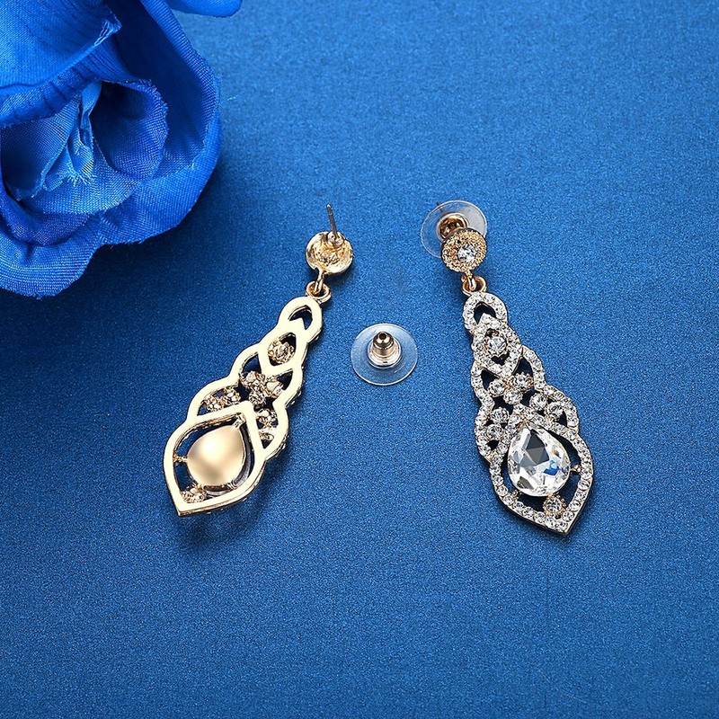 mecresh Classic Teardrop Wedding Dangle Earrings