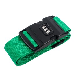 CLSSLVVBN Eye-catching Color Luggage Tie Quick Easy Retrieval Reinforcement Tie High Tie Maximum Luggage Suitcase Tie Travel Password, Emerald green