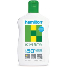 Hamilton Buy Hamilton Active Family Sunscreen SPF50 Plus Lotion 250ml Online