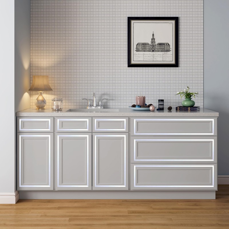 Trimold Wall Trim Molding, Peel and Stick Stainless Steel, Flexible