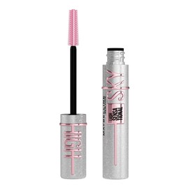 MAYBELLINE Mascara de pestañas Sky High Lavable Tono Space Diamond, 7.2ml - Efecto Glitter, brinda alargamiento y volumen definido, fórmula con extracto de bambú, levanta las pestañas desde la raíz, no deja grumos