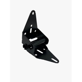 Garage Door Hinge #1 – Black Powder-Coated Steel Replacement Hinge for Sectional Door Rollers