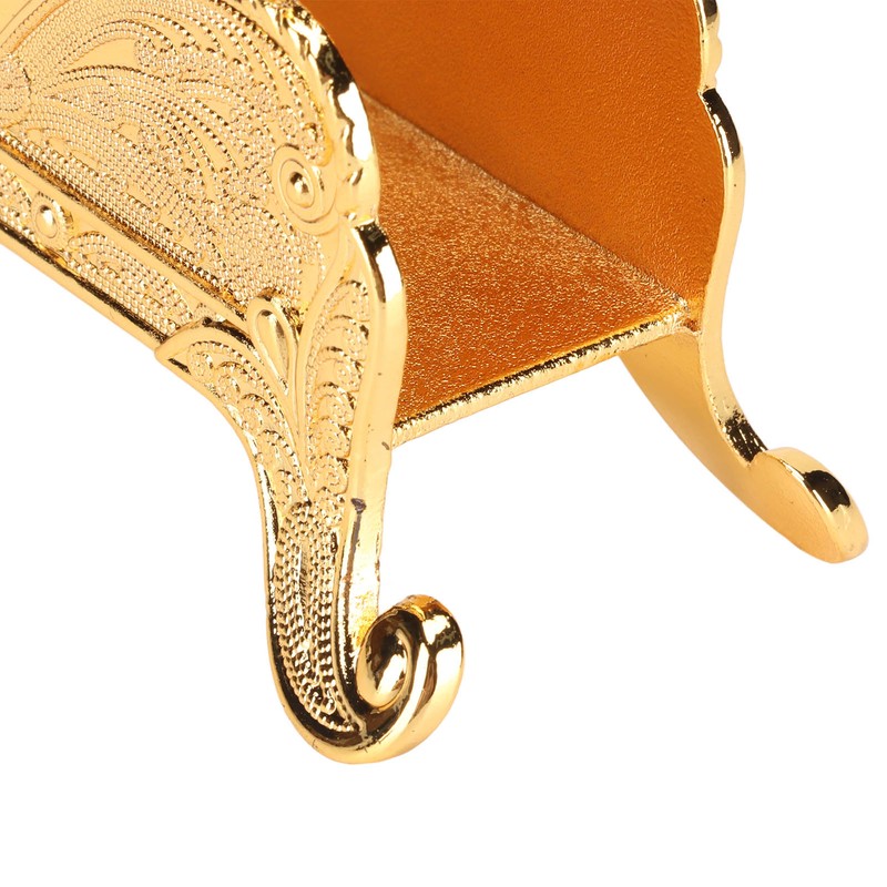 Napkin Holder Classical Metal Peacock Embossed European Style Table Tissue