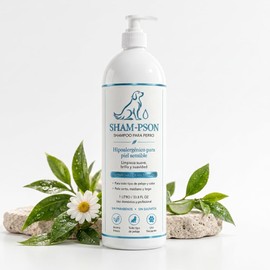 Pet Care Shampoo para Perro Piel Sensible 1 L  Cuida con Frmula Suave de Uso Frecuente  Ayuda a Evitar la Resequedad por Lavado Frecuente...          