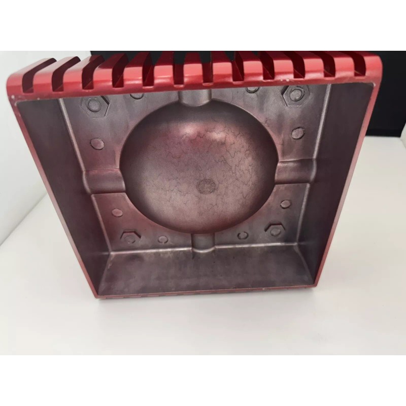 CAO Flathead Metal Cigar Ashtray - Red - New