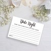Antgiftshop 50 Date Night Ideas Cards, Wedding Advice Cards for