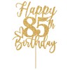 Decoración para tartas de feliz cumpleaños 85, decoraciones de cumpleaños