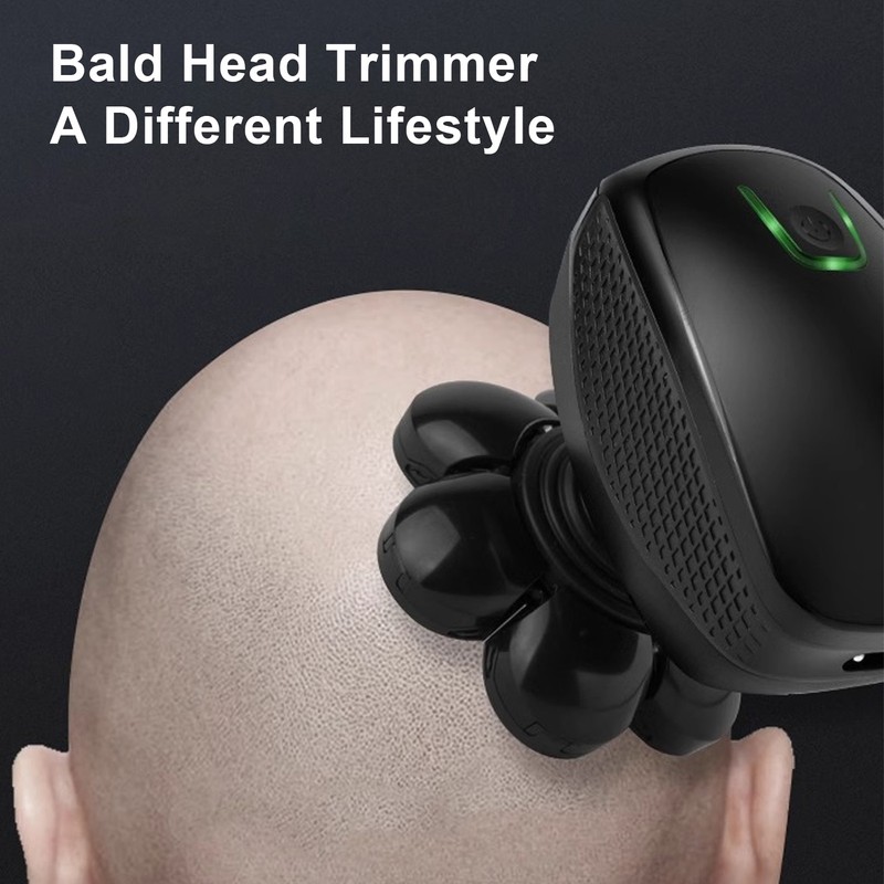 Electric Bald Head Trimmer Multifunctional Bald Head Grooming Kit with