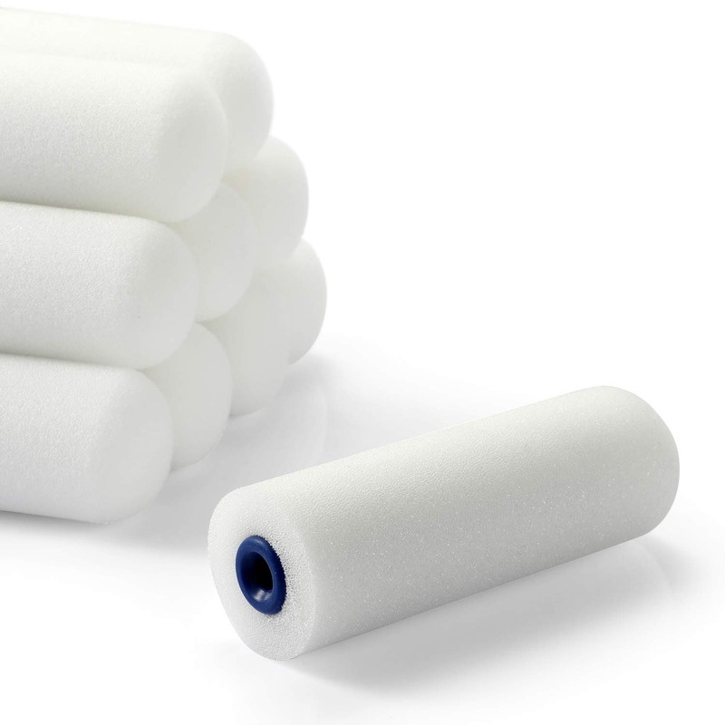 Foam Paint Roller,4-Inch Mini Paint Roller Cover Refills, Small Roller