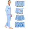 MoFiz Mens Pyjamas Pjs Set Long Sleeve Top & Sleep