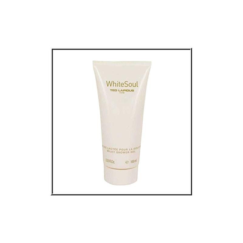 Ted Lapidus WHITE Soul PERFUM Milky Shower GEL 3.33 Oz
