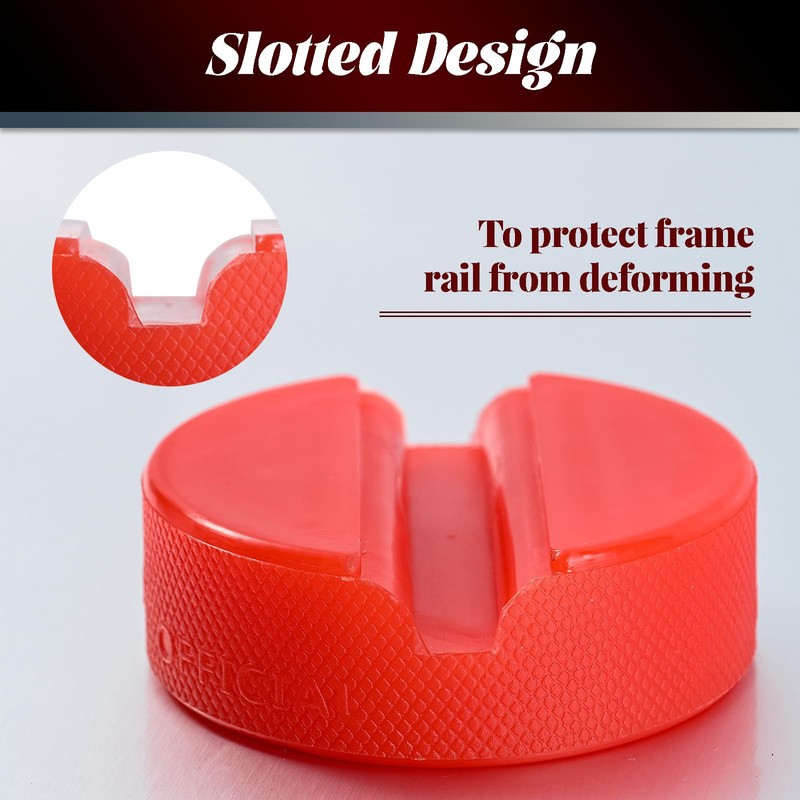 Car Jack Support Adapter Polyethylene Red Axle Stands Stand Support