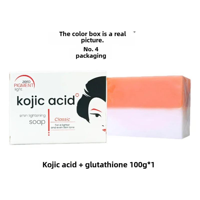 Jabón De Ácido Kójico Y Glutatión 100g No 4 Versión