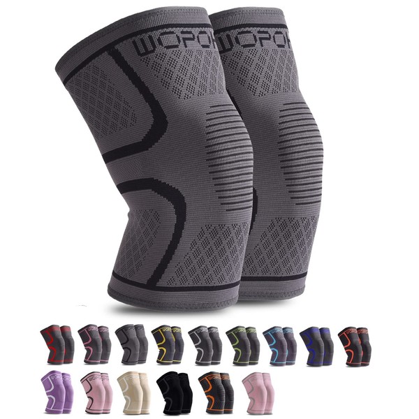 WOPOKY Knee Braces for Knee Pain, Compression Knee Sleeves Support