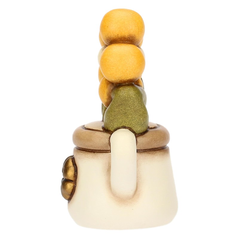 THUN - Mini Gießkanne mit Gänseblümchen - Keramik - Kollektion