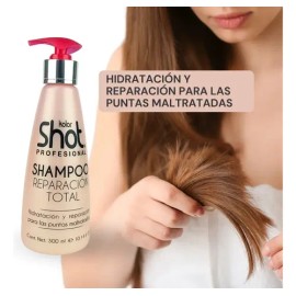 Shampoo Reparación Total Soyacoco Kolor Shot Puntas Sanas                                                                                             