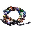 Barbra Collection Hawaiian Kukui Nut Beads Leis Necklace Hand Painted