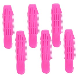 TOVINANNA 6pcs Bangs Hair Curlers Diy Hair Styling Tools for Effortless Curls and Volume Lightweight Clips for Types for Home and Travel Use