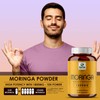 Earth BOTANIC Organic Moringa Capsules 1800mg-150 Moringa Leaves Powder Capsules