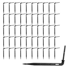 THXFUNAREA Pack of 50 Irrigation Droppers, 3/5 mm Hose Irrigation System, Arrow, Dripper Irrigation, Emitter, Micro Dropper, Sprinkler, Dropper