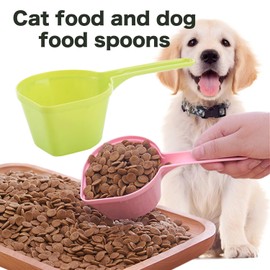 BueRallan 3PCS Dog Food Scoop, 1 Cup Dog Food Scoop for Water or food Plastic Pet Food Scoop Dogs Cats Birds and Rabbits