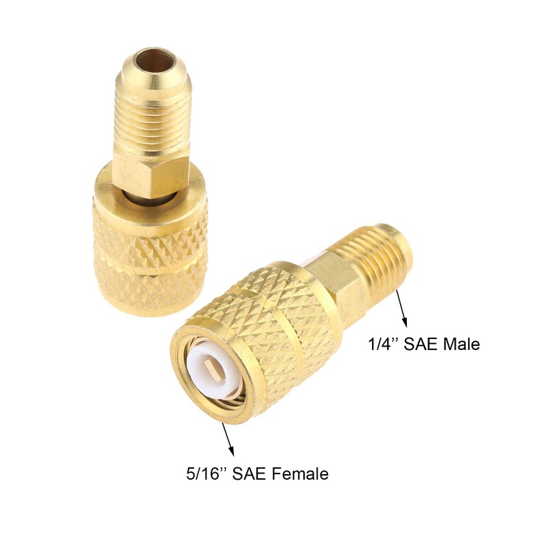 R410A Straight Swivel Adapter, R410A Mini Split Adapter 1/4‘’ SAE