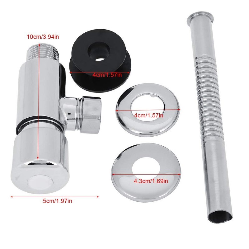 Fdit Urinal Flush Valve Toilet Urinal Flush Valve Chrome Wall