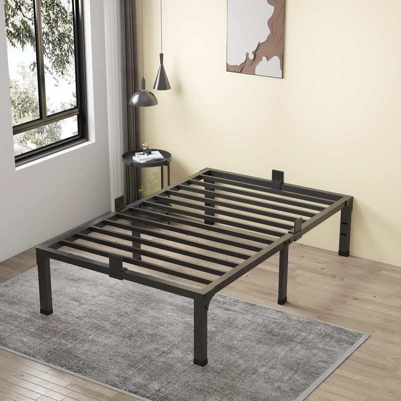 MAF 12 Inch Twin Bed Frames with Mattress Slide Stopper