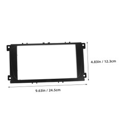 iplusmile 1 Set Car Audio Panel Dash Installation Trim Dash Radio Install Kit Radio Dash Mounting Kit Dash Kit for Car Radio Dash Radio Trim Radio Installation Brackets Car Stereo Frame Abs