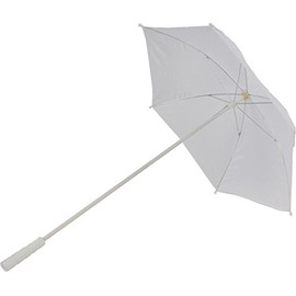 Morris Costumes 25 inch Wide Nylon Parasol White