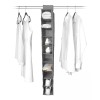 Escanver Organizador Closet Zapatos Bufandas 10 Espacio Colgable Gris