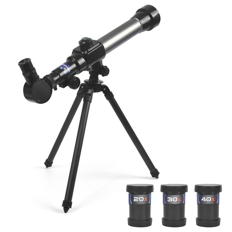 Kids Telescope 20X-30X-40X Adjustable Astronomical Telescope with Tripod for Children